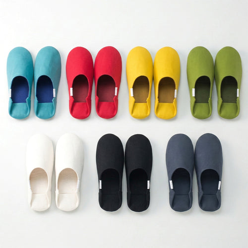 Canvas-Babusche: maschinenwaschbare Hausschuhe in 9 Farben | ABE HOME SHOES