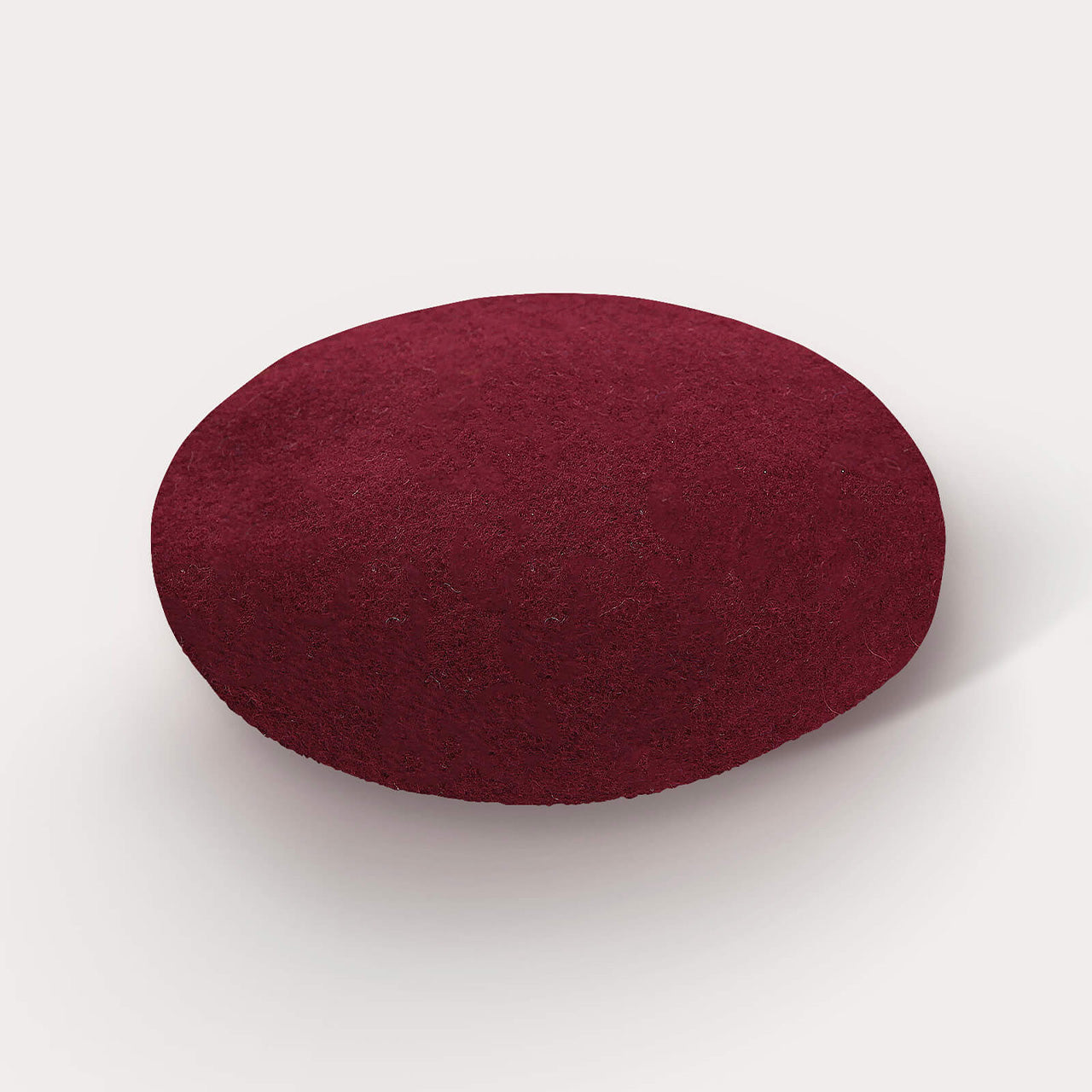 Merino wool Basque beret - Beret is flamingo -