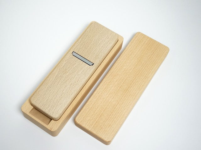 Katsuobushi shaver with beech box and white oak plane #Color_Beech