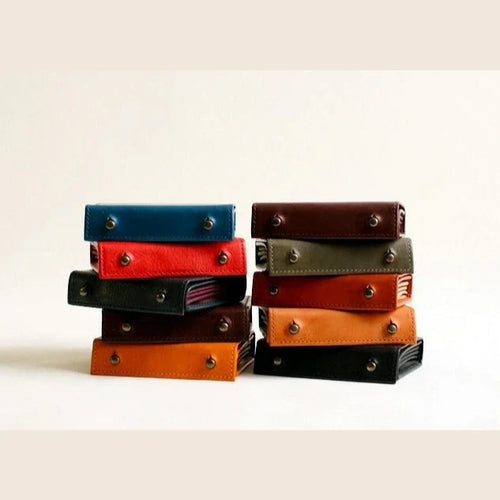 m+ millefoglie II Compact Leather Wallet – Italian Leather