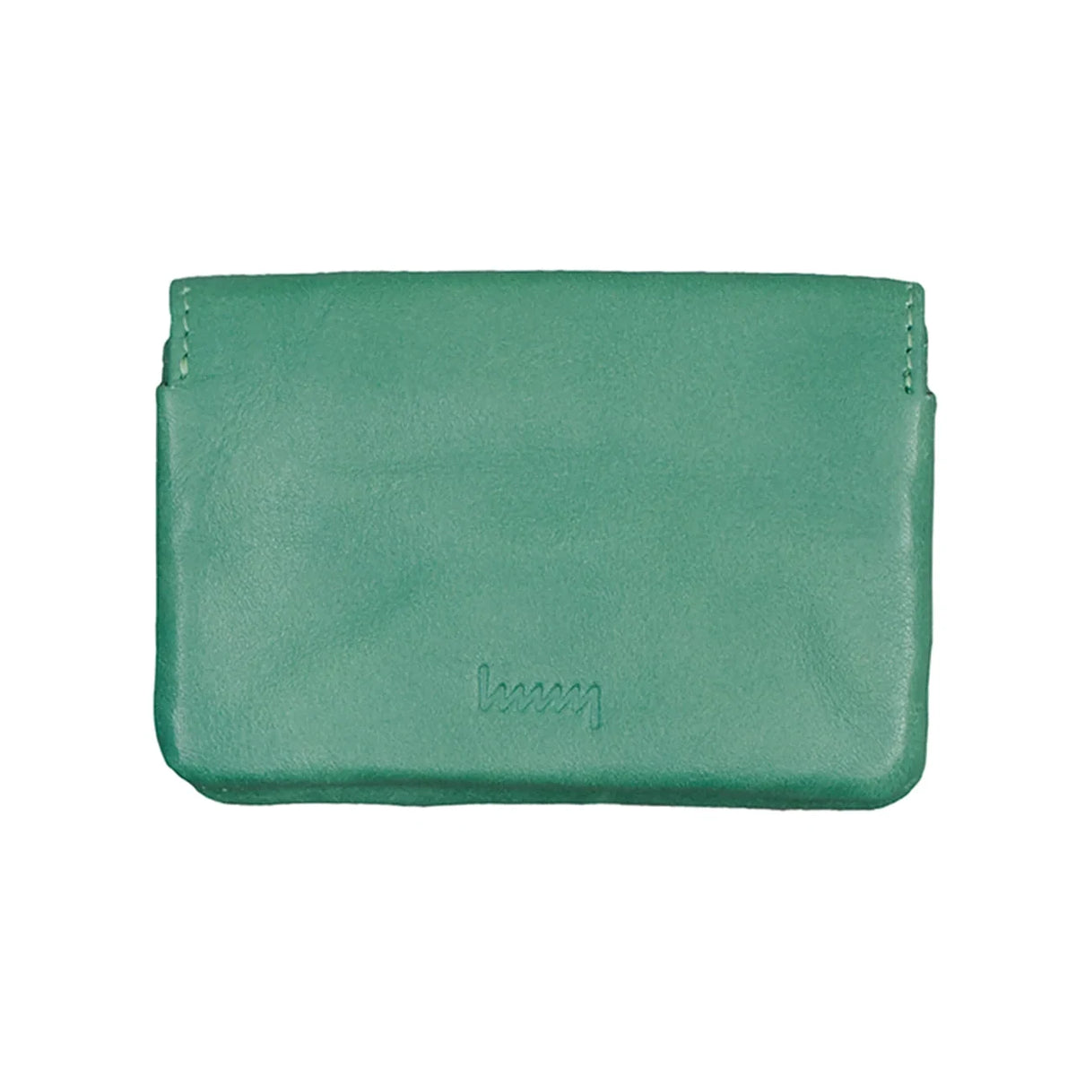 hmny leather card case in green #Color_Green