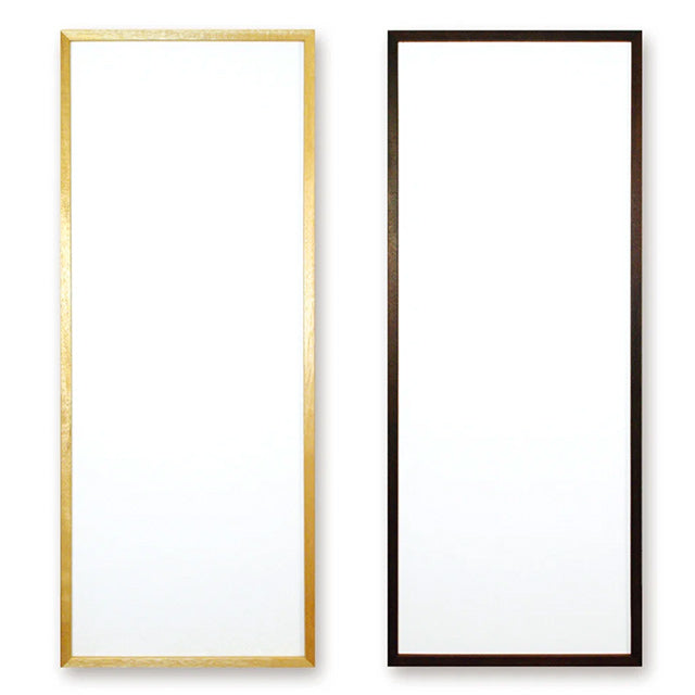 Tenugui frames in Natural and Brown side by side