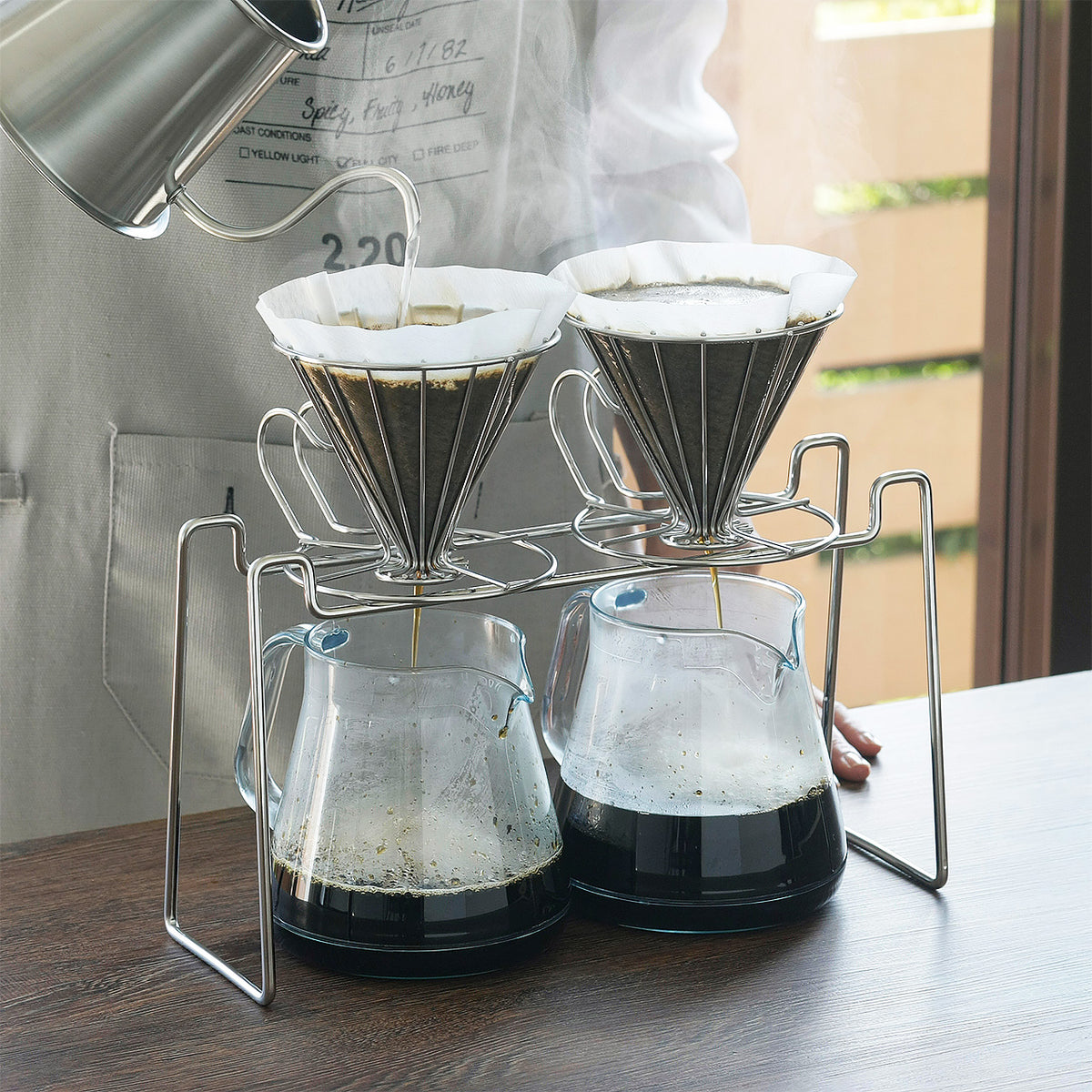 Coffee Kogu double dripper stand