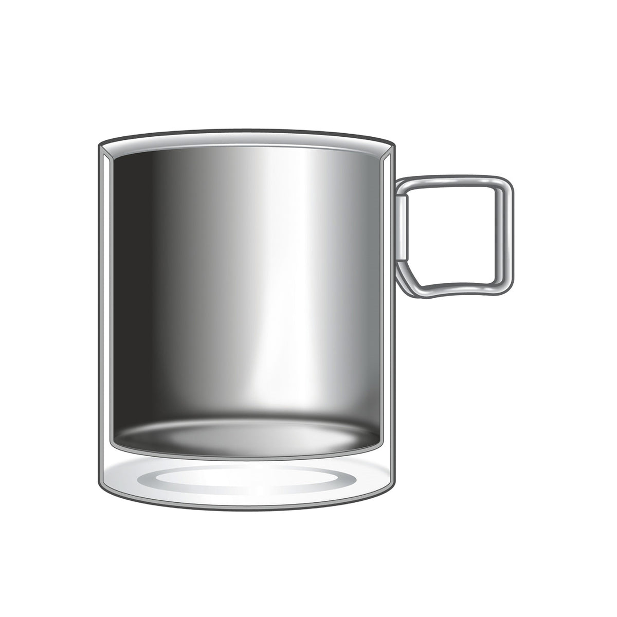 Coffee Kogu double-walled stainless steel mug