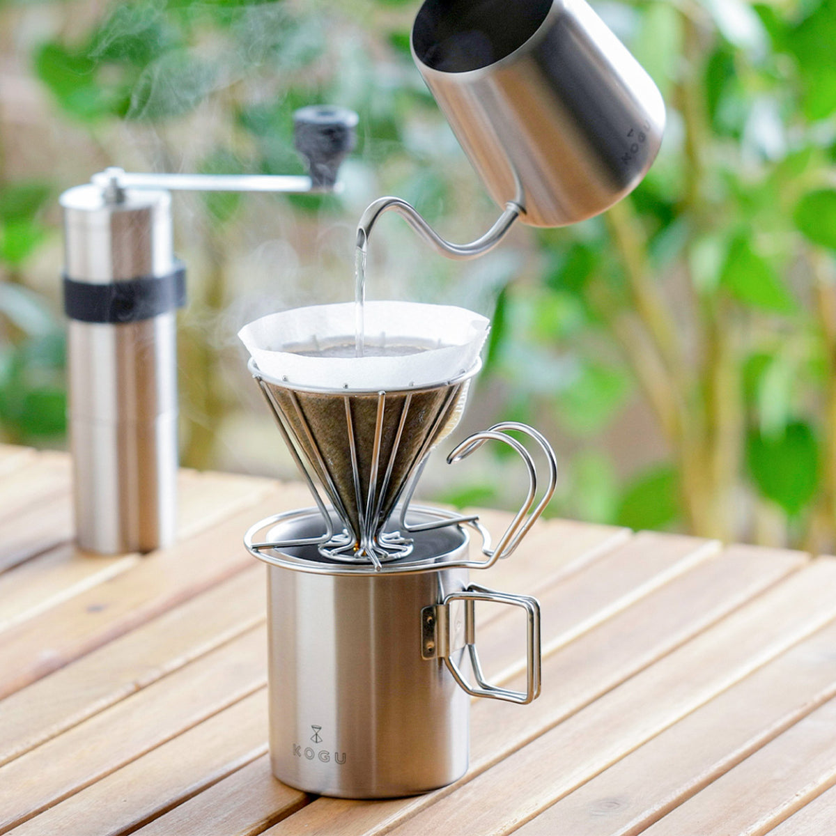 Coffee Kogu double-walled stainless steel mug