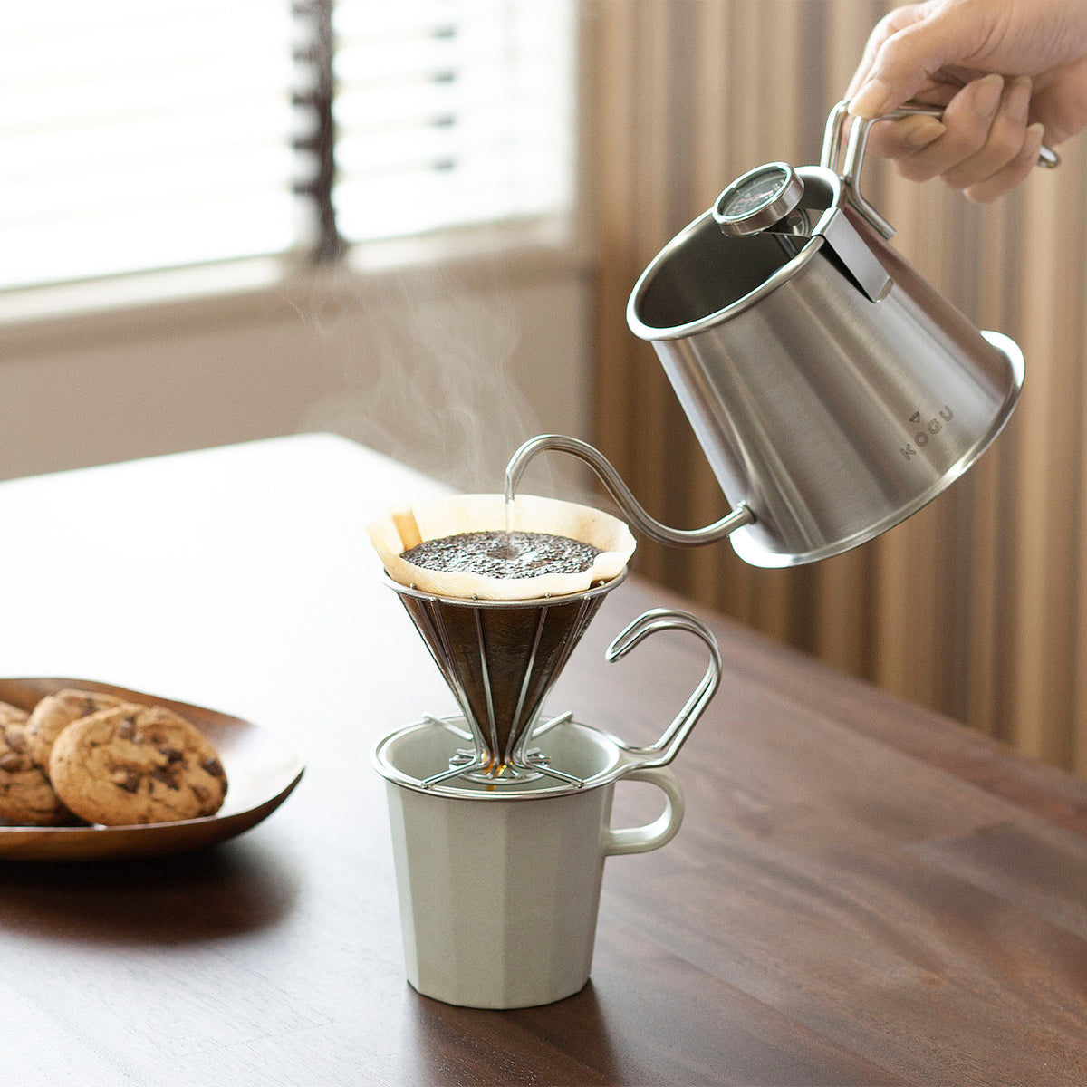 Coffee Kogu stainless steel wire coffee dripper
