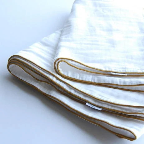 Stack of soft 5-layer gauze towels