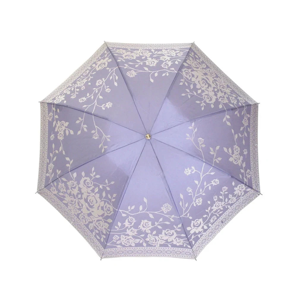 kirie Rose umbrella in Royal Purple, canopy from above #Color_Royal Purple