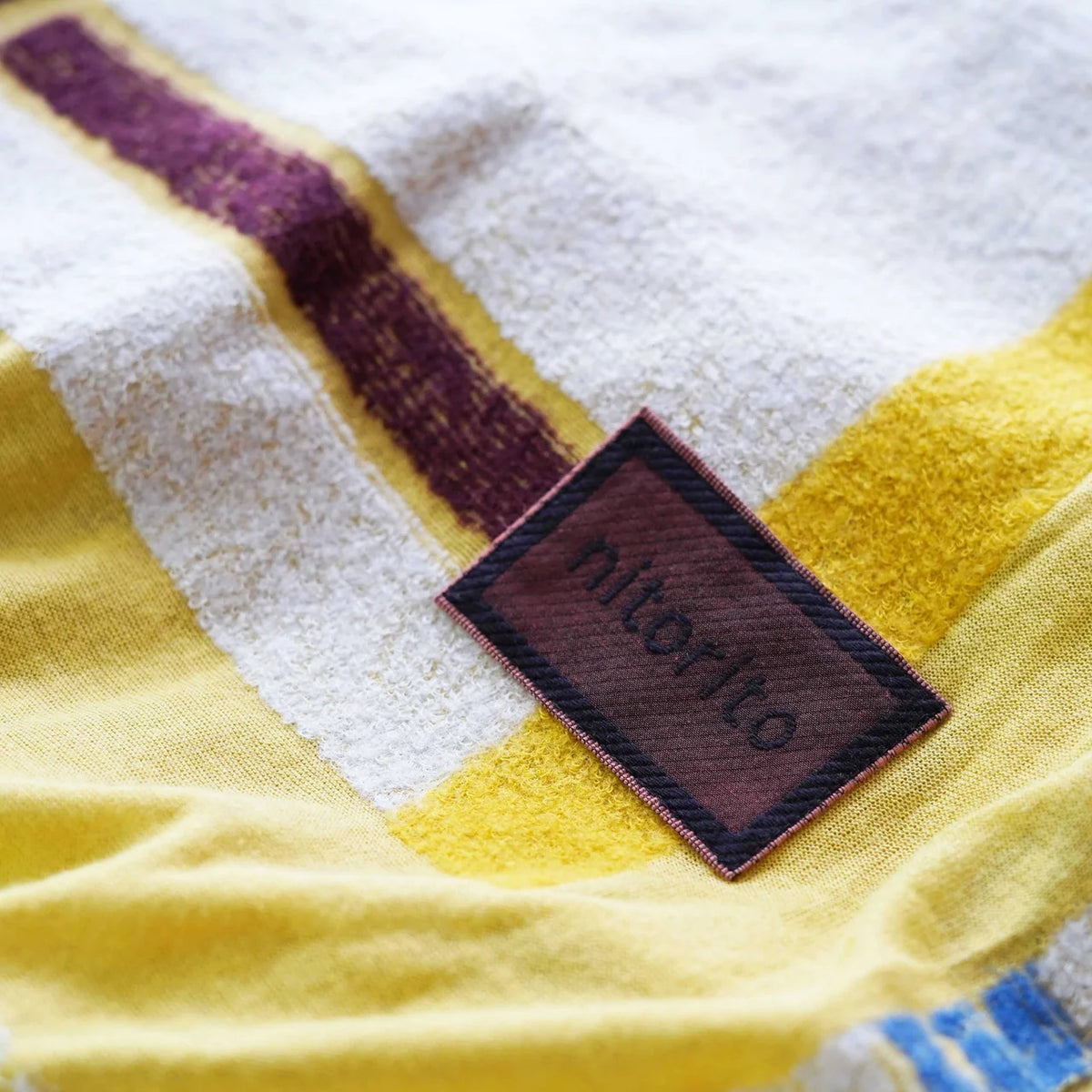 Yonezawa-ori tag on the tanbo stole