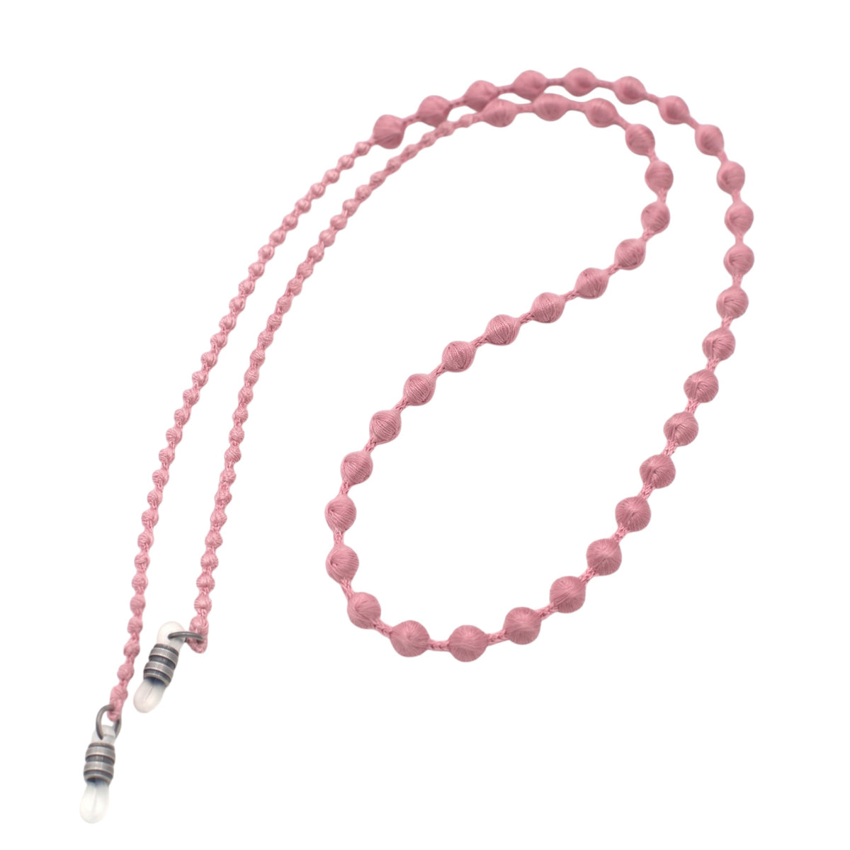 Misting Pink beaded glasses cord #Color_Misting Pink