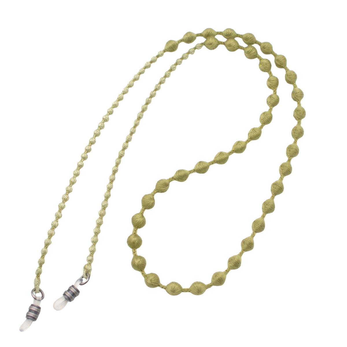Lily Green beaded glasses cord #Color_Lily Green