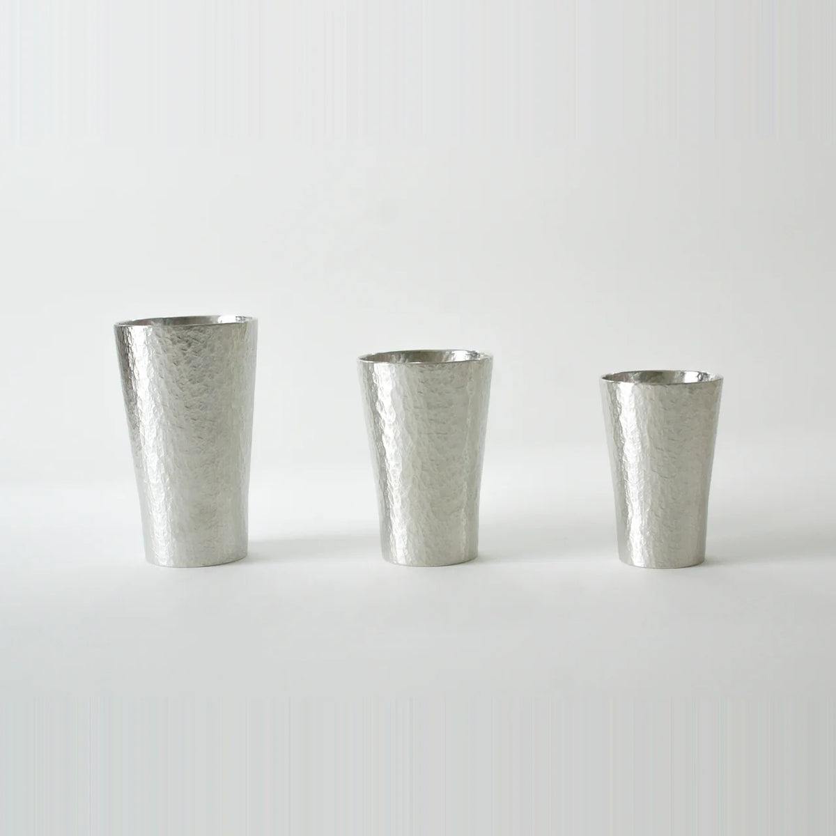 Rikka tin tumblers in small, medium and large
