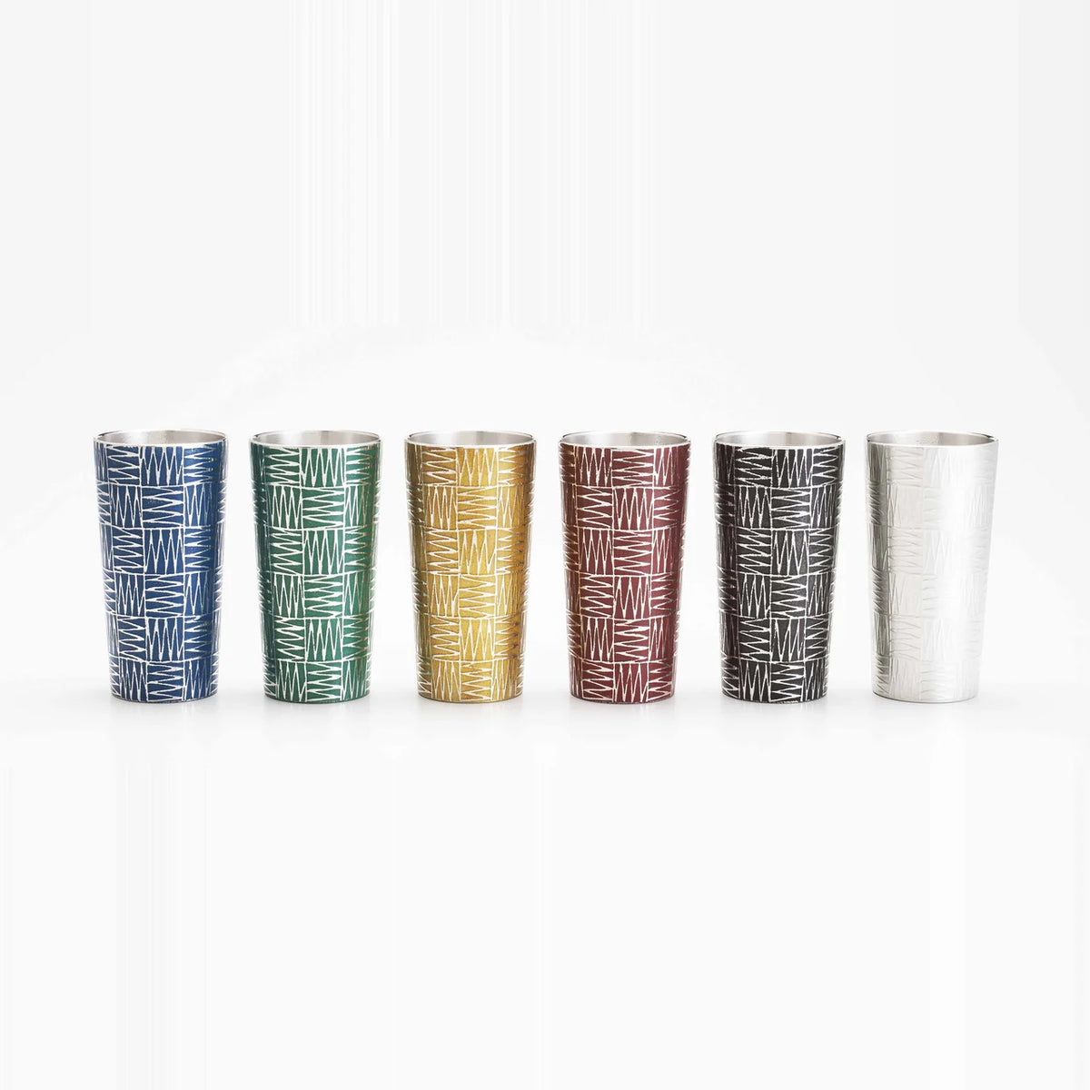 Ichimatsu tin tumblers in all six colors