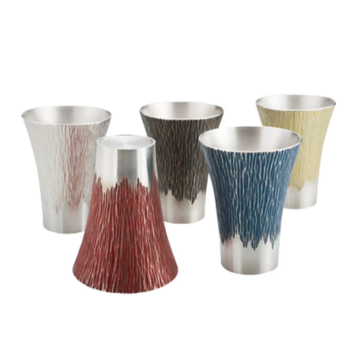 Mt. Fuji tin tumblers, large size