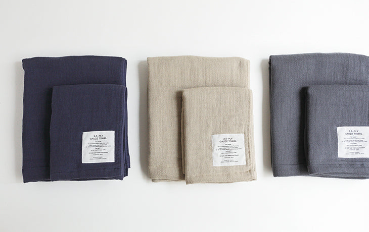 2.5-Ply Gauze Towel: Airy Softness Woven in Senshu | SHINTO TOWEL