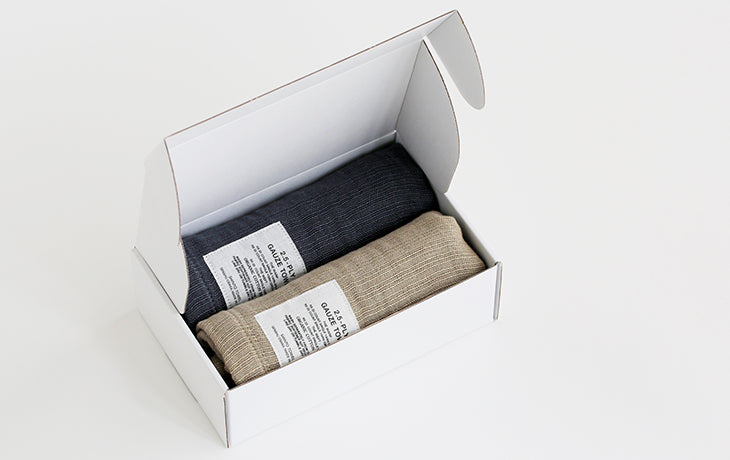2.5-Ply Gauze Towel: Airy Softness Woven in Senshu | SHINTO TOWEL