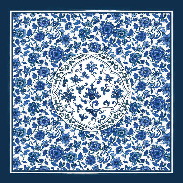 NAGARE water-repellent furoshiki – Sometsuke Sarasa pattern #Pattern_Sometsuke Sarasa