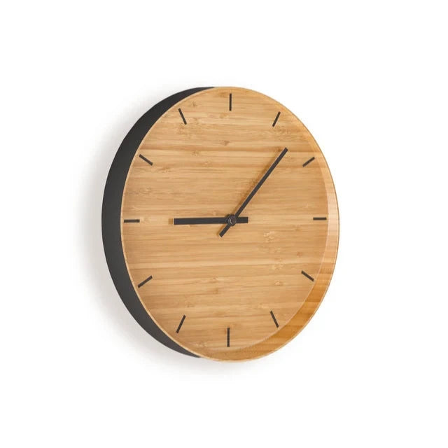 TEORI laminated bamboo wall clock