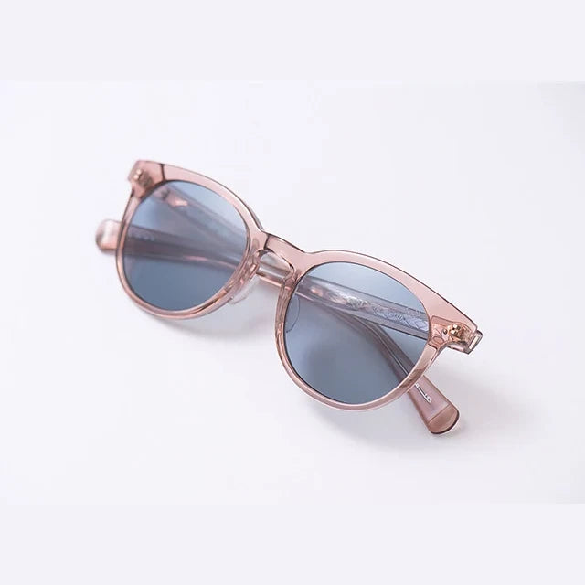 tesio HARE sunglasses in light rosé, angled view #Color_Light Rosé