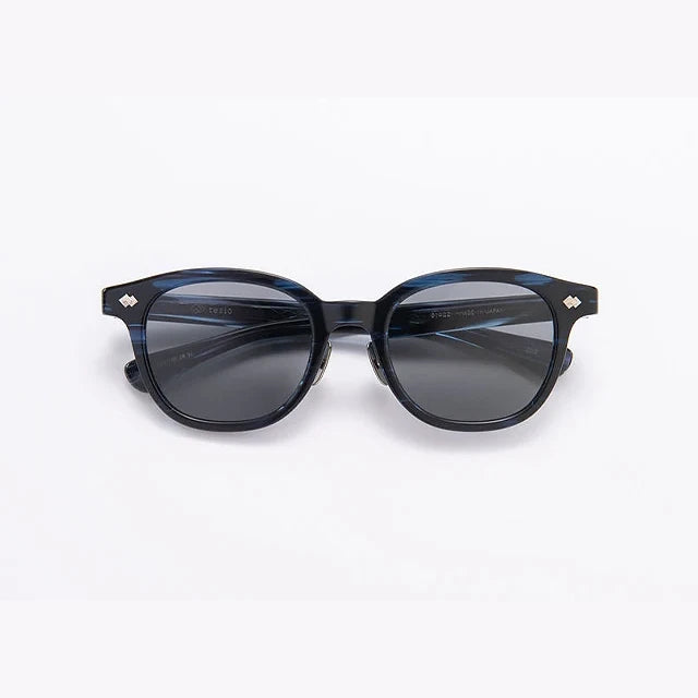 tesio MACHI sunglasses in blue, front view #Color_Blue