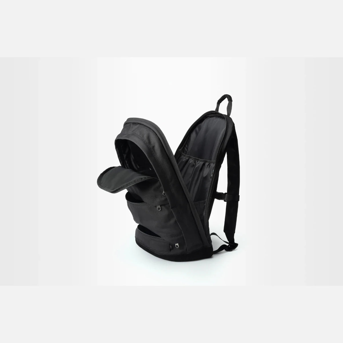 THE DAY PACK with the three compartments opened