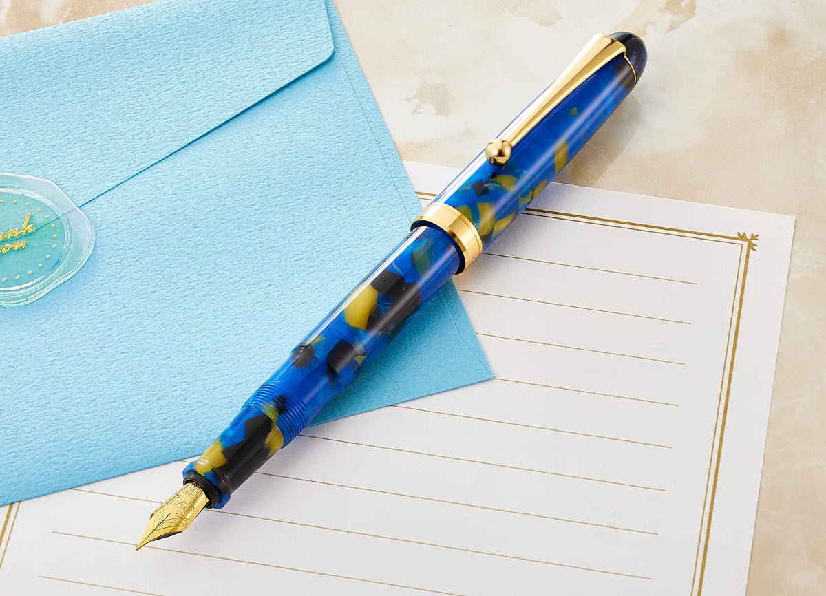 Acrylic fountain pen | Twilight Blue - Oonishi Seisakusho -