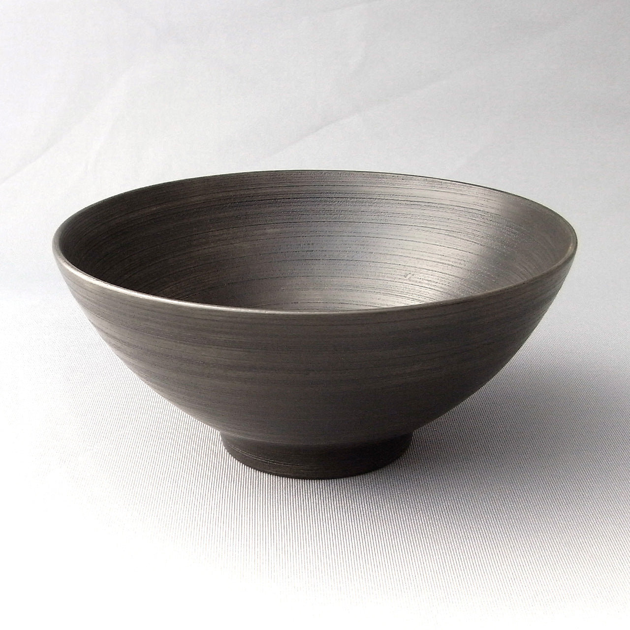Sen-suji Bowl : Striated lacquerware Bowl - Wajima Kirimoto -