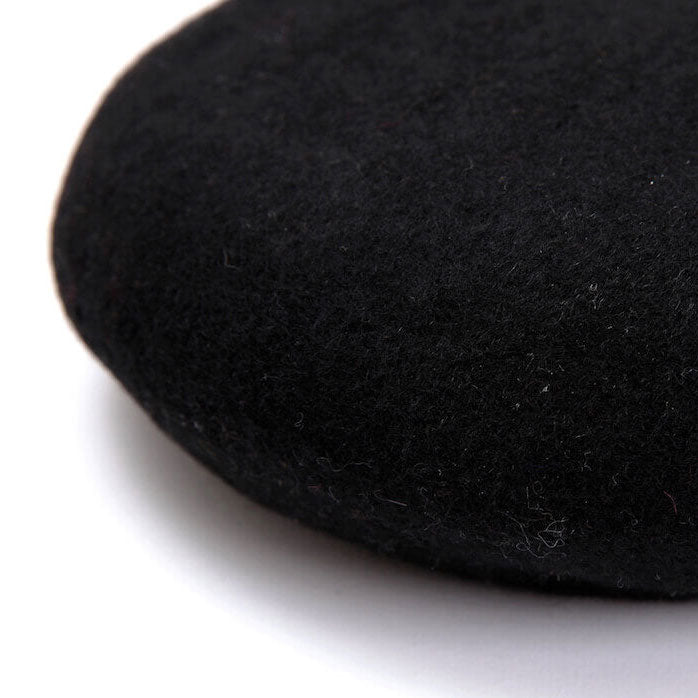 Merino wool Basque beret - Beret is flamingo -