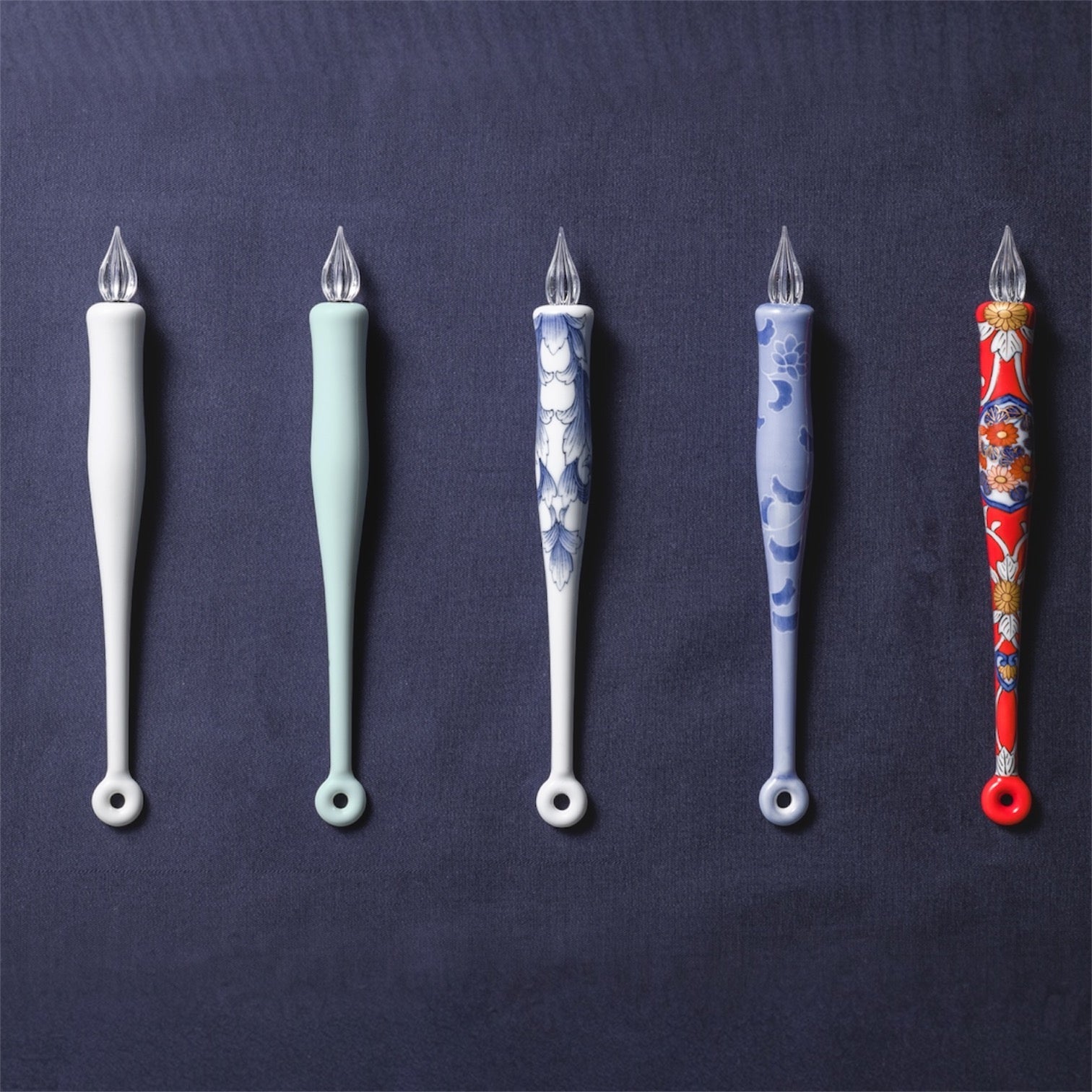 imari-yaki glass pen | 伊万里焼 | imari pen 5 types - HIZEN5 -