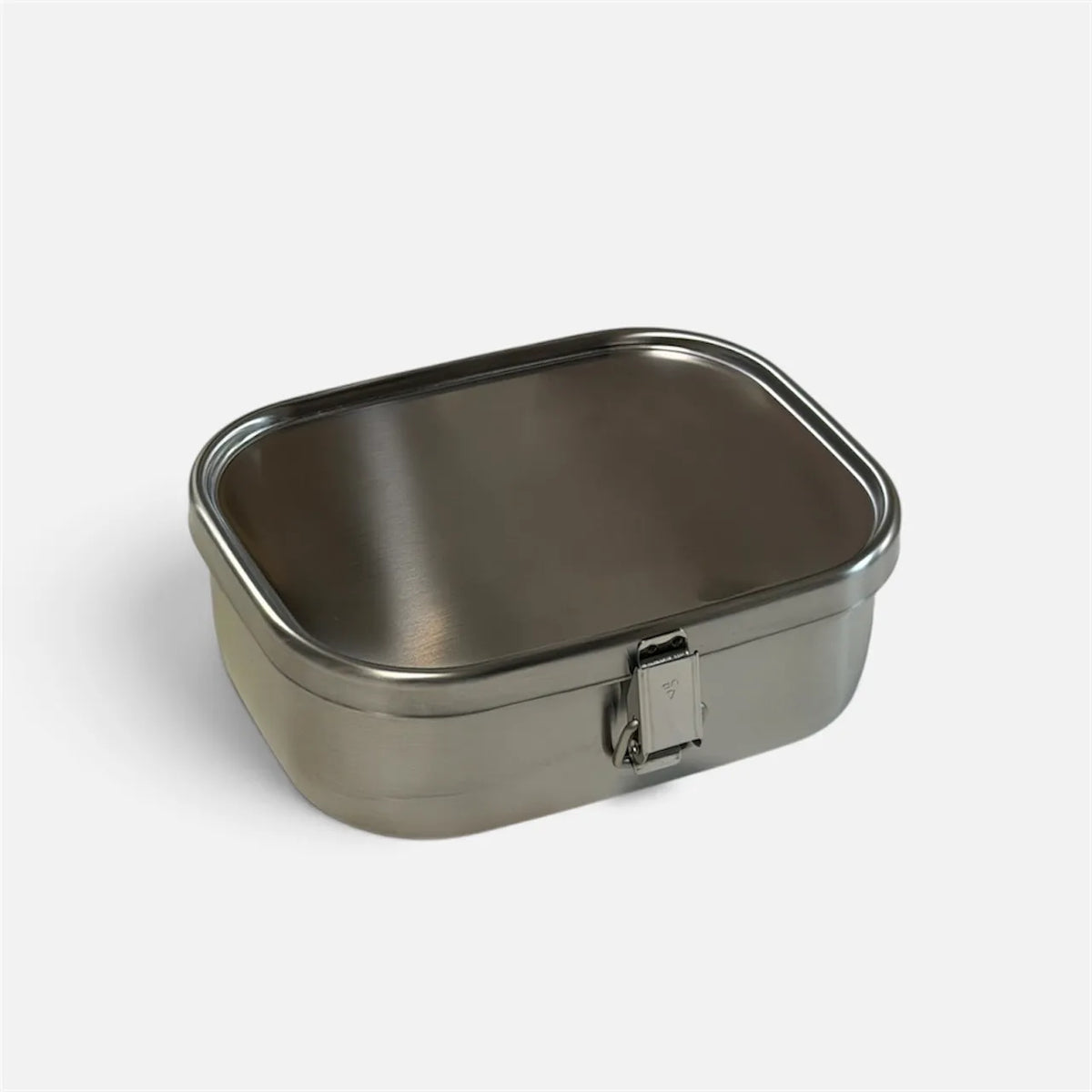Medium stainless steel lunch box, angled view #Size_Medium (500 ml)