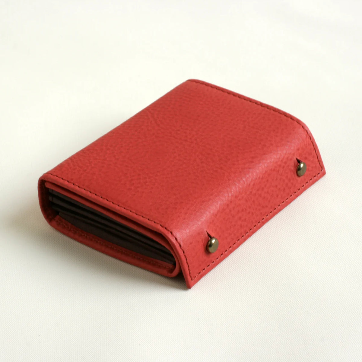 m+ millefoglie II leather wallet in rose #Color_Rose