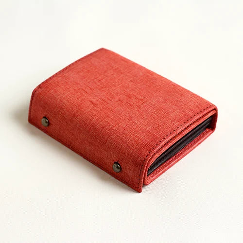 m+ millefoglie II Quadretti wallet in red #Color_Red