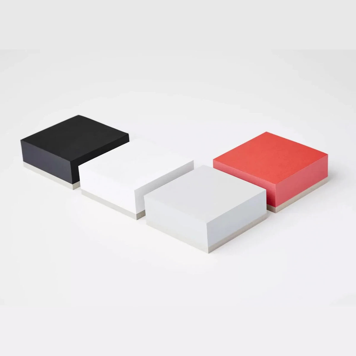 ITO BINDERY memo blocks in black, white and red