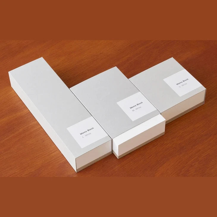 ITO BINDERY memo blocks in their packaging
