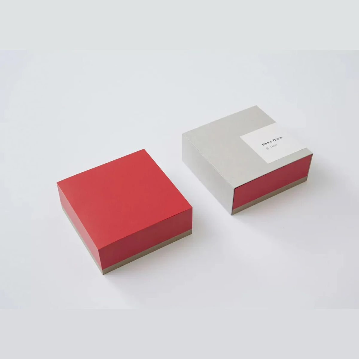 ITO BINDERY memo blocks in red and gray, size S