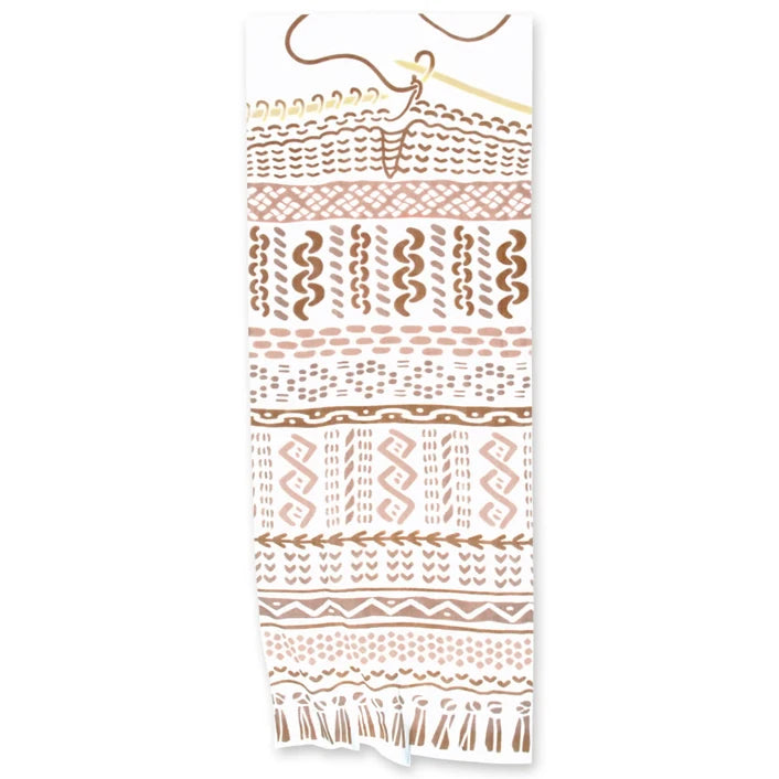 Hana gauze tenugui, Knitting design #Design_Knitting
