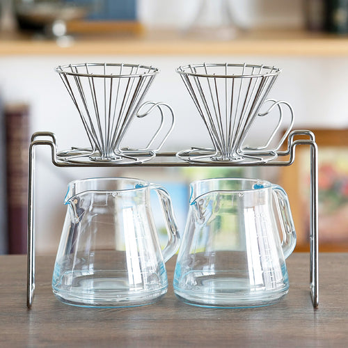 Double Dripper Stand: Brew Two Pour-Overs at Once Like a Coffee Shop | COFFEE KOGU