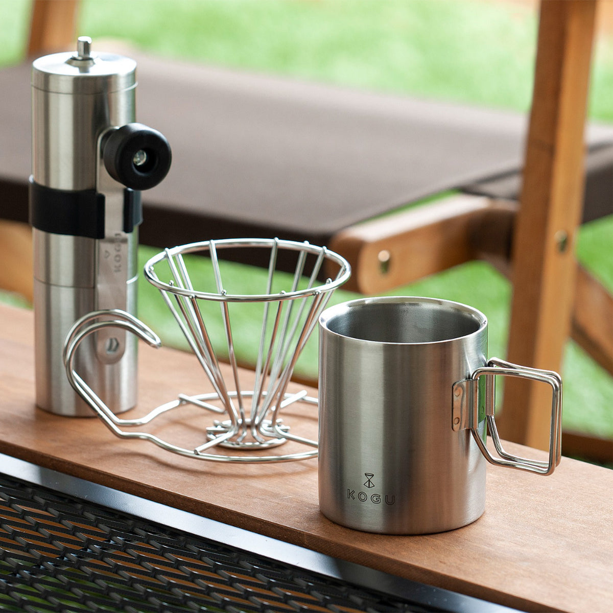 Coffee Kogu double-walled stainless steel mug