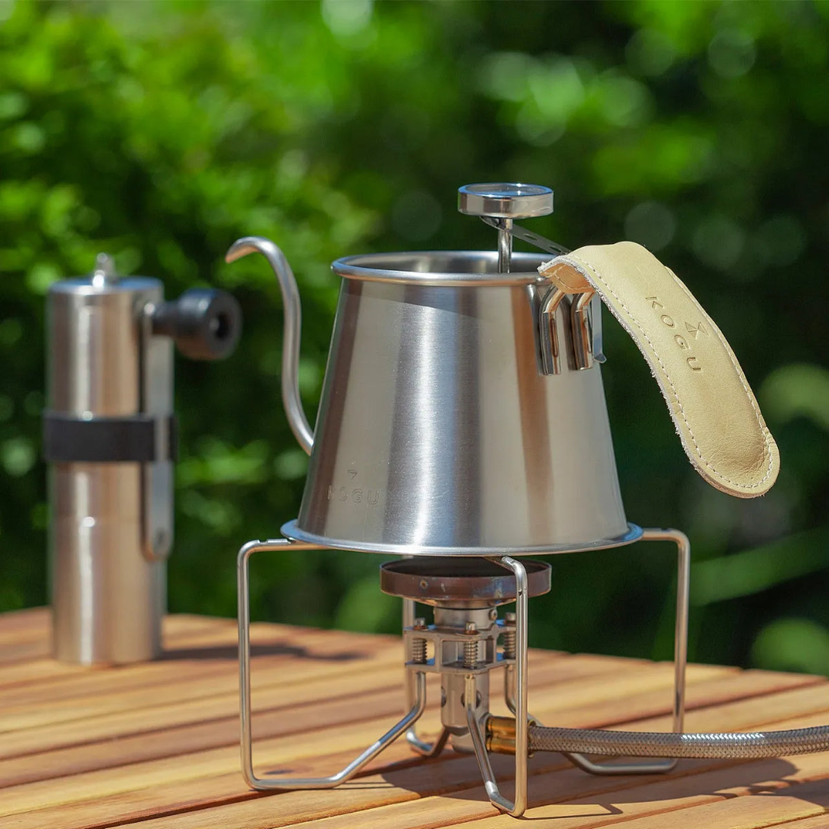 Coffee Kogu leather handle cover for drip pots