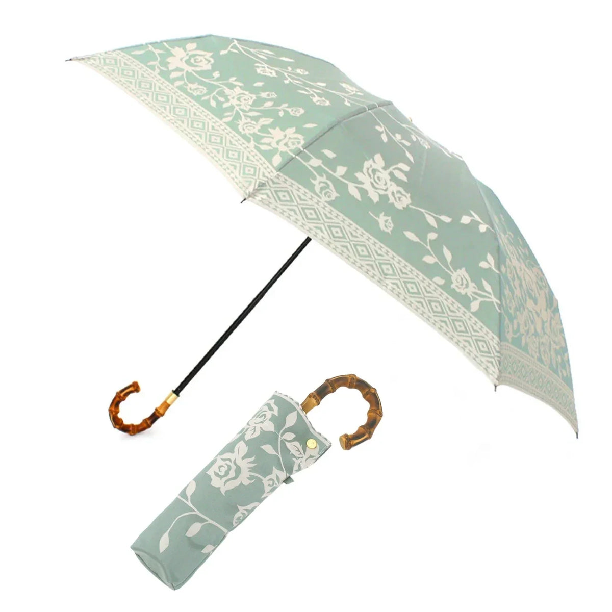 kirie Rose folding umbrella by Makita Shoten