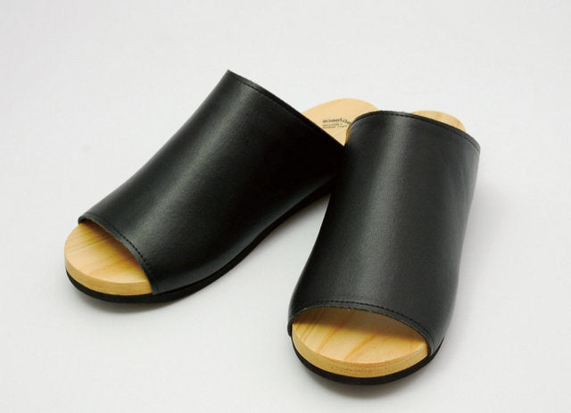Wooden room shoes "Two-piece" -Mizutori Kogyo-