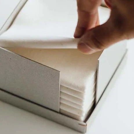 Taking a square from the sasasa box