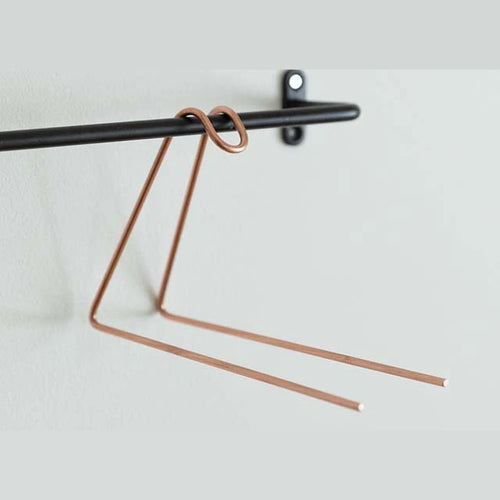 Wazarashi Cloth Hanger Double, Bronze Stainless | sasasa