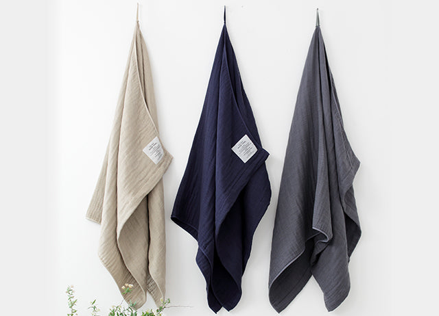 2.5-Ply Gauze Towel: Airy Softness Woven in Senshu | SHINTO TOWEL