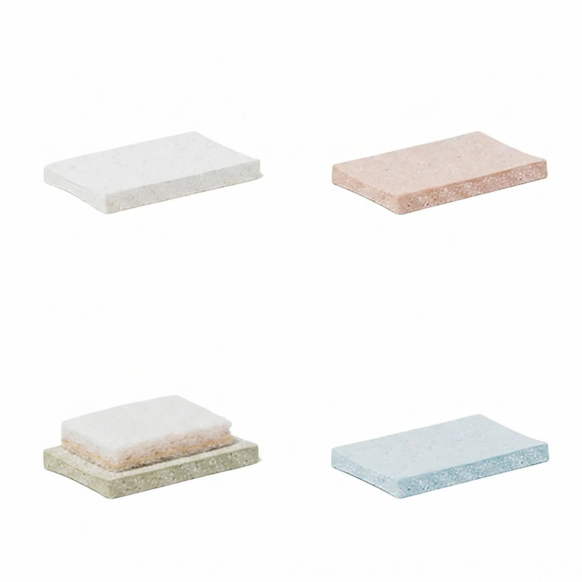 soil sponge trays in four colors