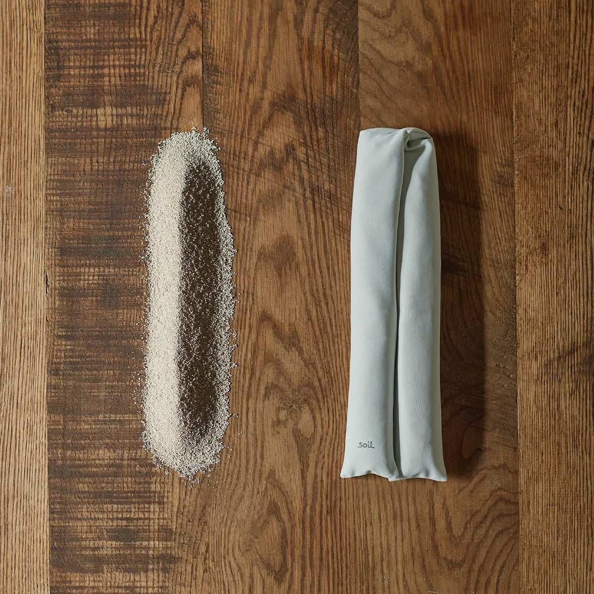 soil drying tube on a wooden surface