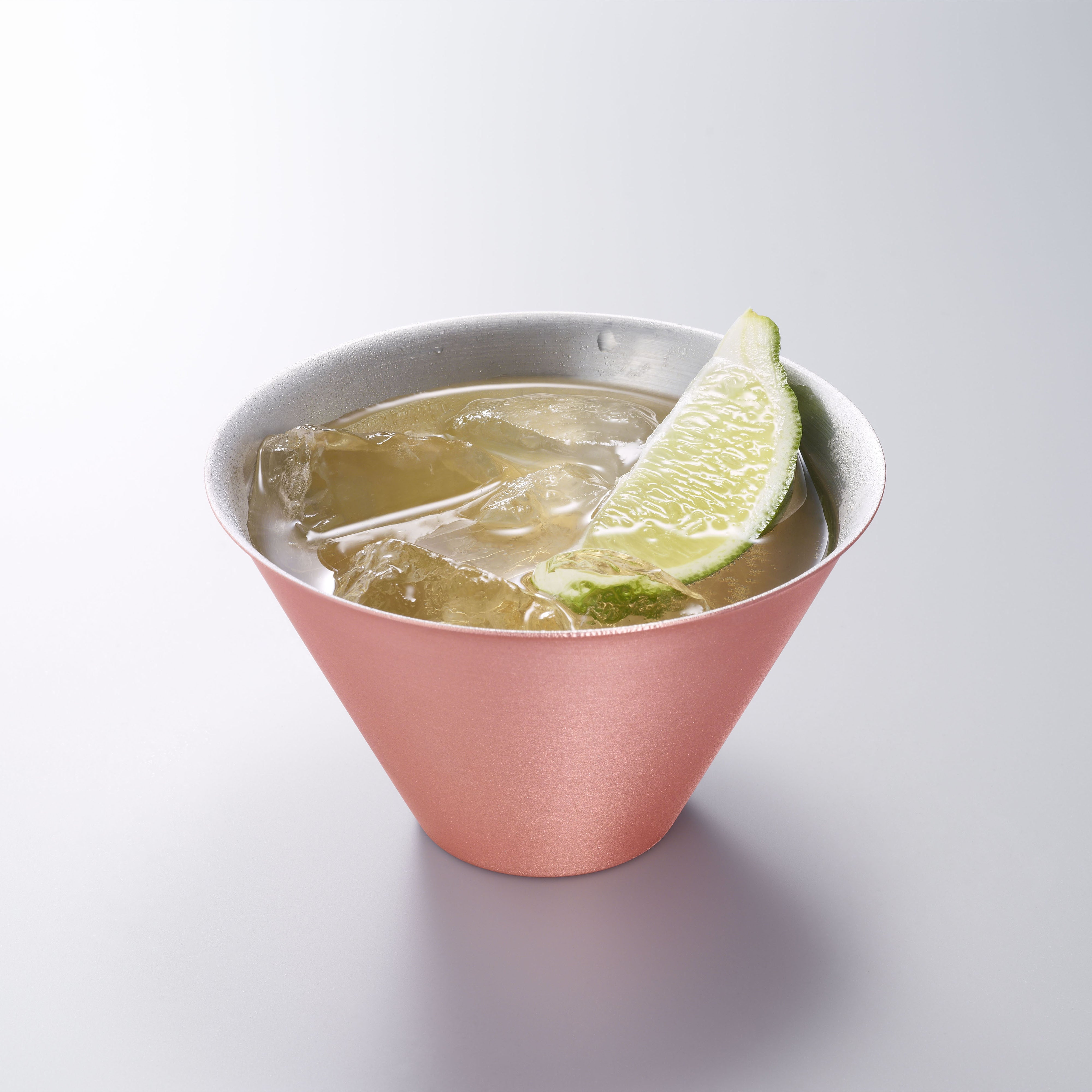 Tasse à café glacé en cuivre - ROUGE&BLANC -