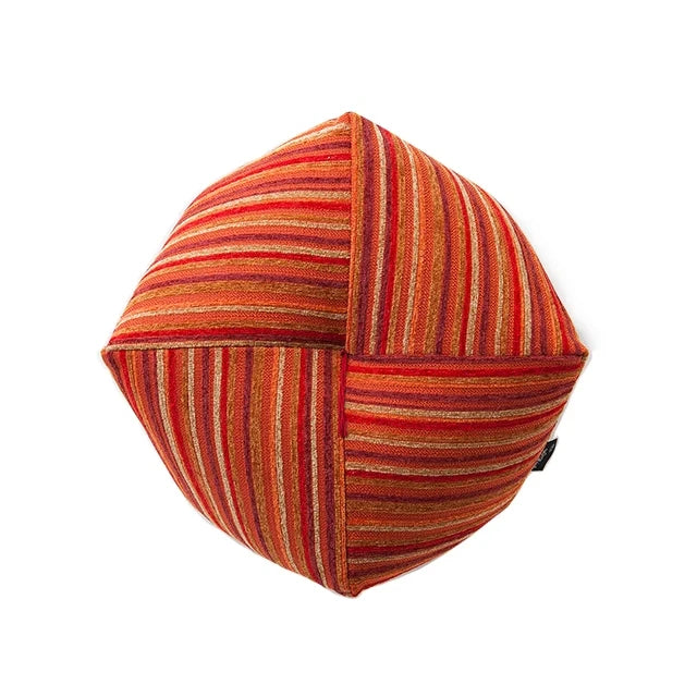 Takaokaya Ojami cushion Graph in red #Color_Red