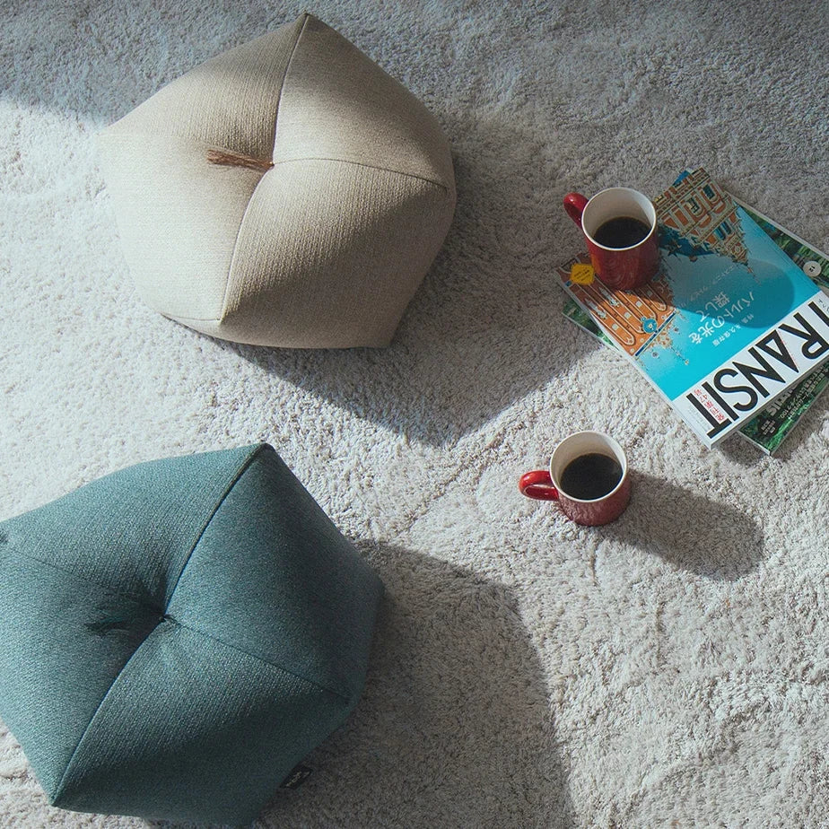 Ojami cushions Easy Clean on a rug
